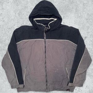 Y2K ZeroXposure Hooded Vintage Colorblock Windbreaker Jacket XXL